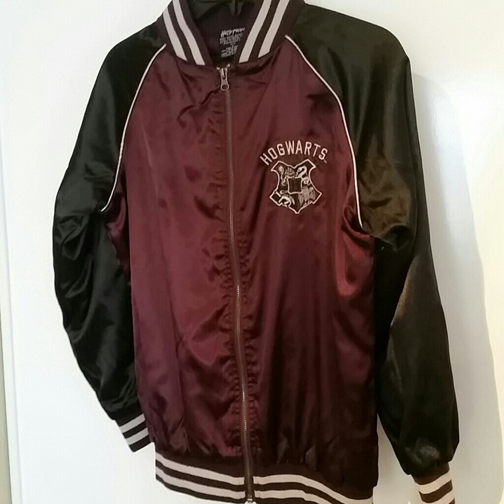Harry Potter Jacket Warner Bros Maroon Black Small